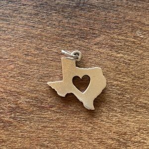 Texas James avery charm in sterling silver